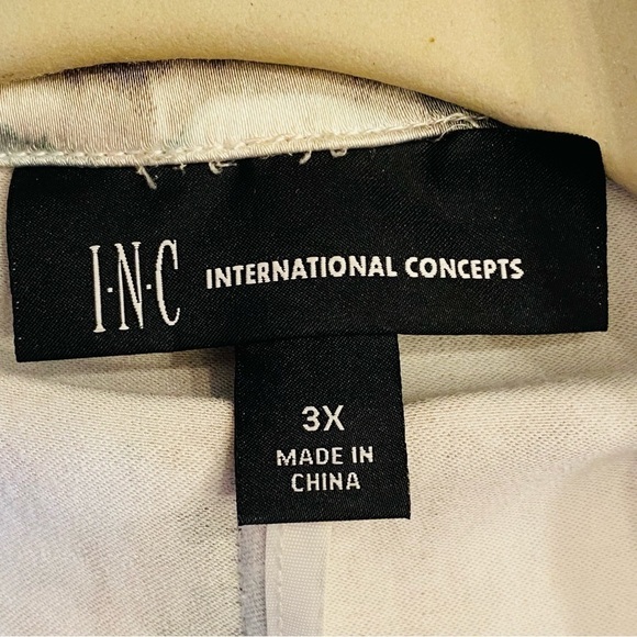 INC International Concepts Tie-Dye Trench Coat Size 3X - Picture 14 of 16